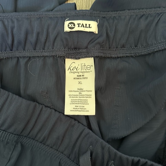 Dark Blue KOI LITE Women’s Scrub Pants Size XL Tall - Picture 6 of 10